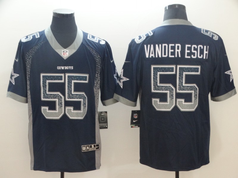 Men's Dallas Cowboys Leighton Vander Esch #55 Navy Alternate Jersey
